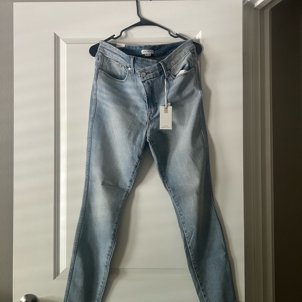 Good American Light Blue Skinny Jeans